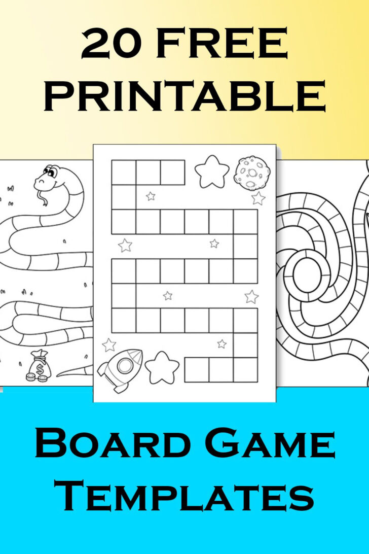 Free Printable Board Game Template