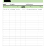 20+ Printable Call Log Templates [Word,Excel,Pdf]   Templatelab In Free Printable Call Log Template