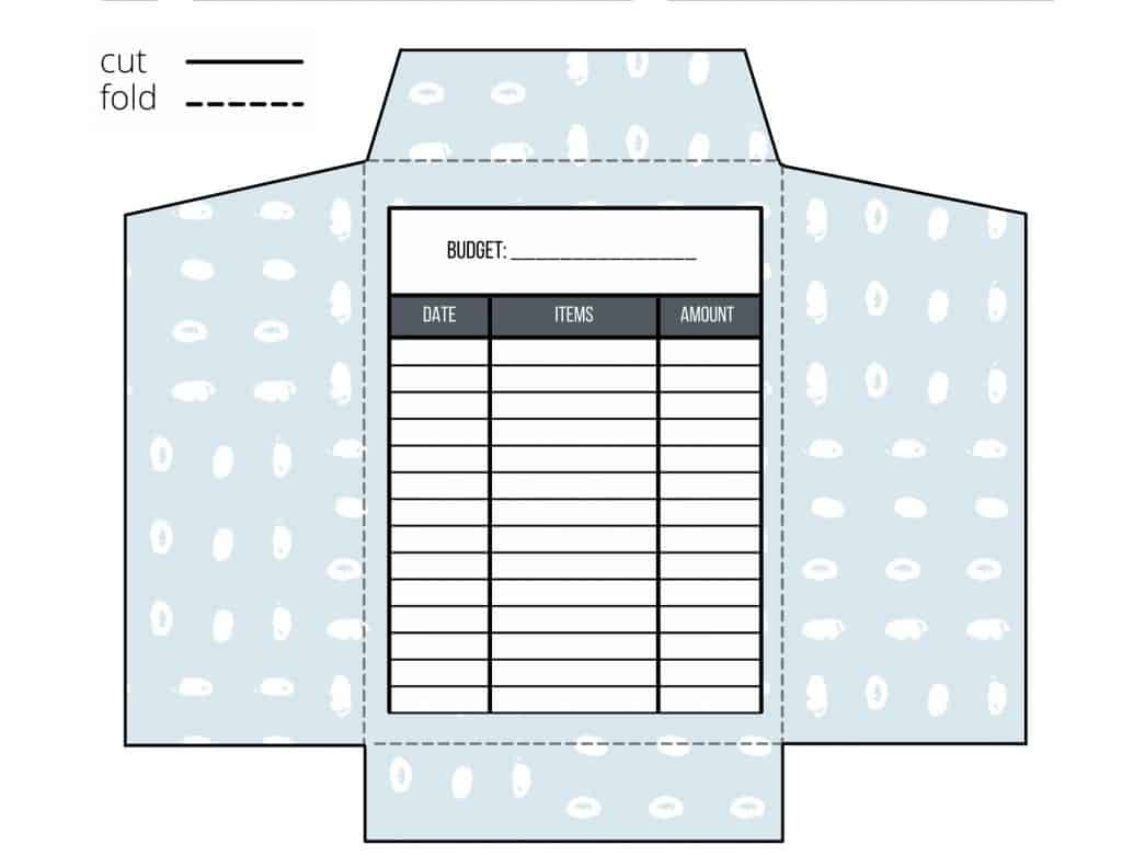 21 Free Printable Cash Envelope Trackers - My Printable Home with Free Printable Cash Envelope Template