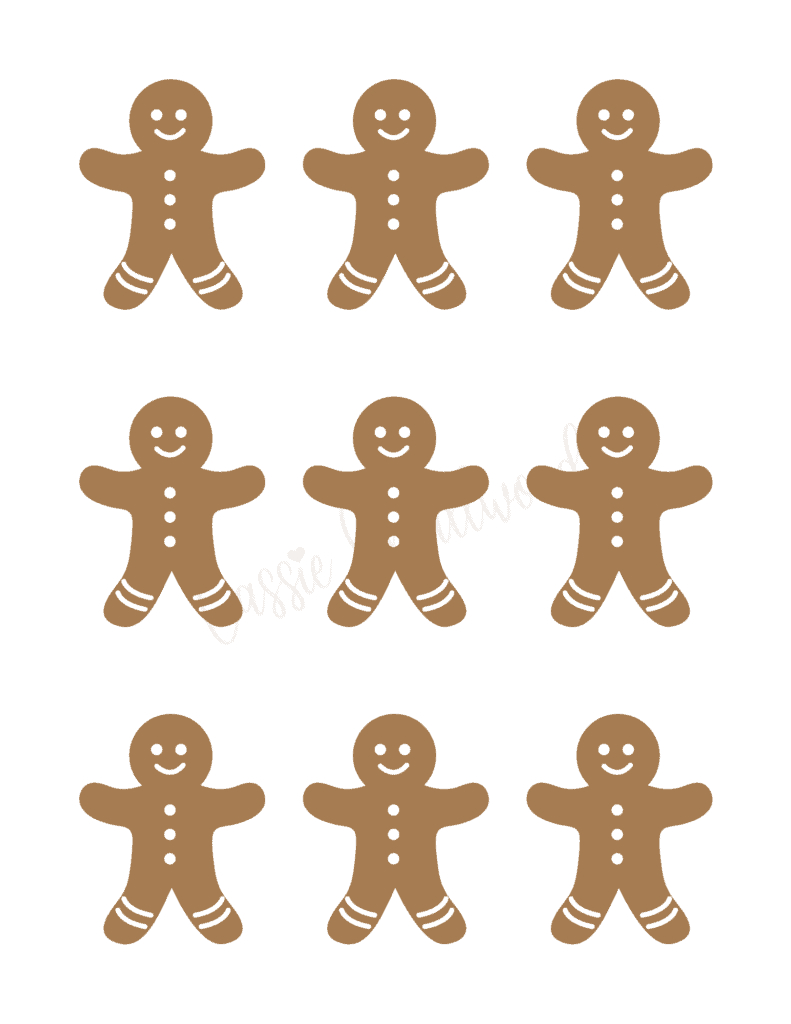 22 Adorable Gingerbread Man Templates - Cassie Smallwood with Free Printable Brown Gingerbread Man Template