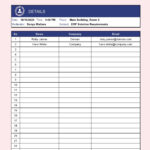 23 Free Printable Attendance Sheet Templates [Word/Excel] With Free Printable Attendance Sheet Template