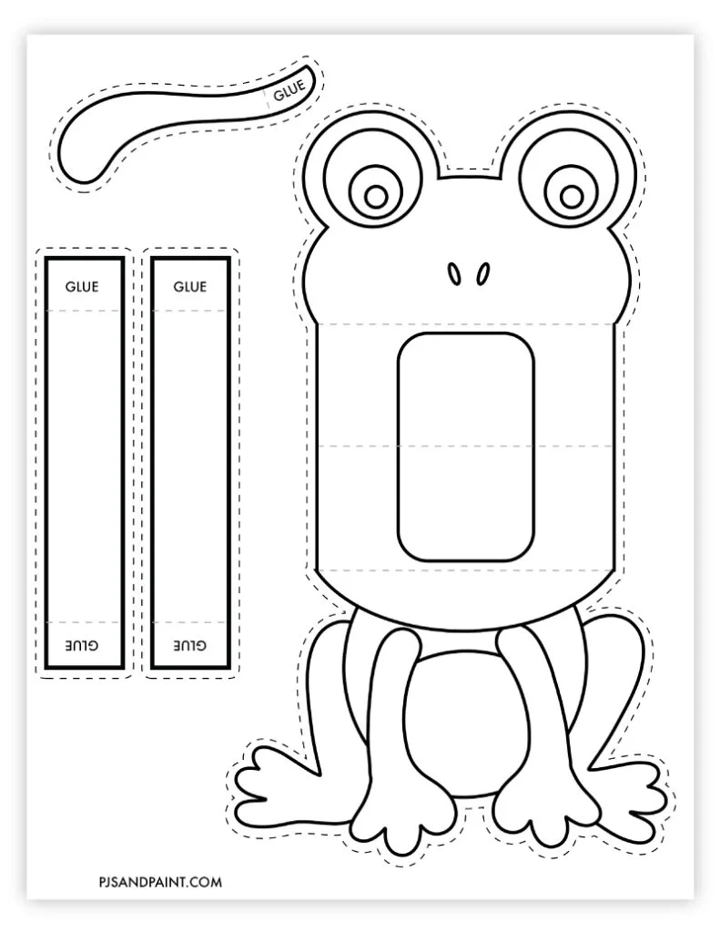 24 Free Printable Paper Hand Puppets - Pjs And Paint in Free Printable Frog Puppet Template