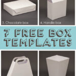 25 Plus Awesome Free Paper Box And Bag Templates — Epc Crafts With Free Printable Candy Box Template