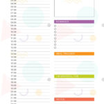 25 Printable Daily Planner Templates (Free In Word/Excel/Pdf) Pertaining To Free Printable Cute Daily Planner Template