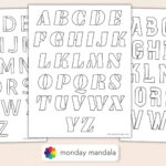 250 Letter & Number Stencils (Free Pdf Printables) Throughout Free Printable Alphabet Stencils Template
