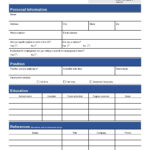 27 Basic Employment Application Templates [Free] Intended For Free Printable Blank Job Application Template