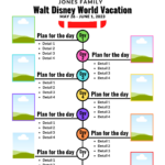 3 Free Custom Disney World Itinerary Templates   Wdw Prep School Within Free Printable Disney Itinerary Template