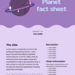 30+ Beautiful Fact Sheet Templates, Examples And Designs Pertaining To Free Printable Fact File Template