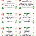 30 Free Elf On The Shelf Printable Notes Pertaining To Free Printable Elf On The Shelf Template