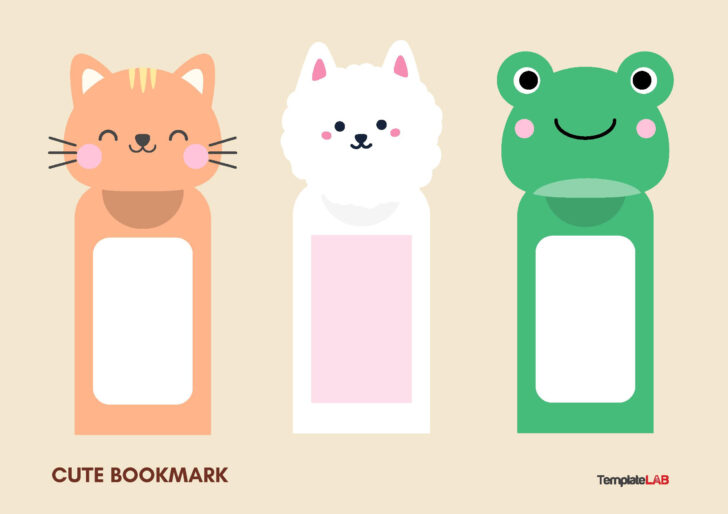 Free Printable Blank Bookmark Template