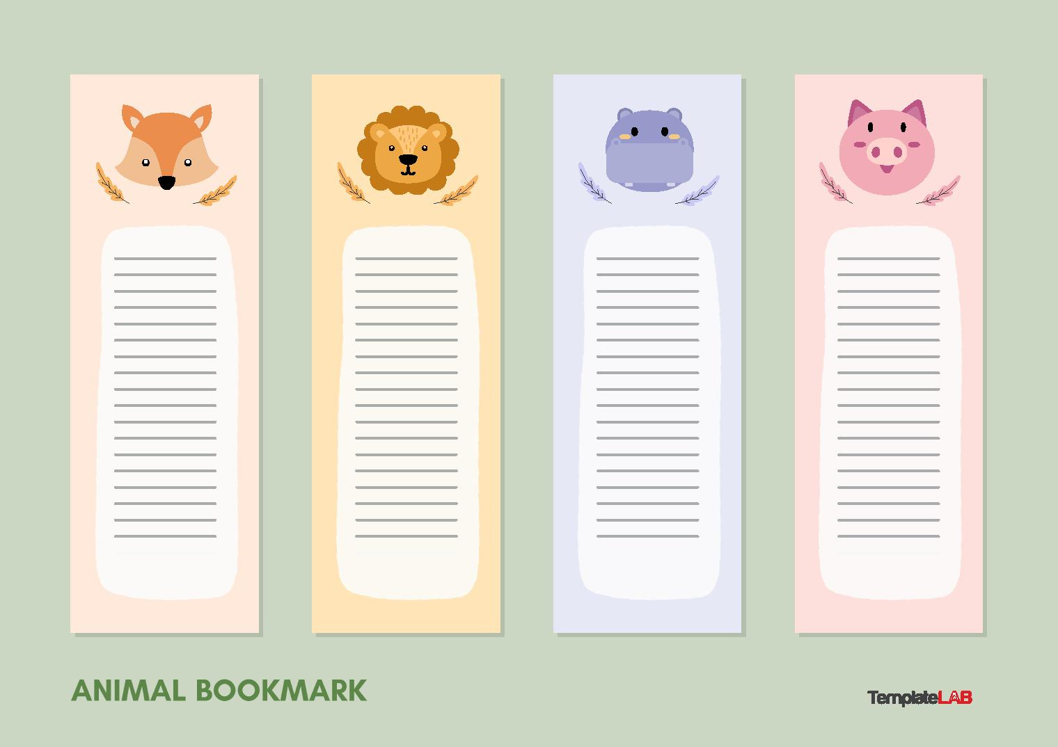 31 Free Printable Bookmark Templates [Word, Pdf] with Free Printable Bookmark Template