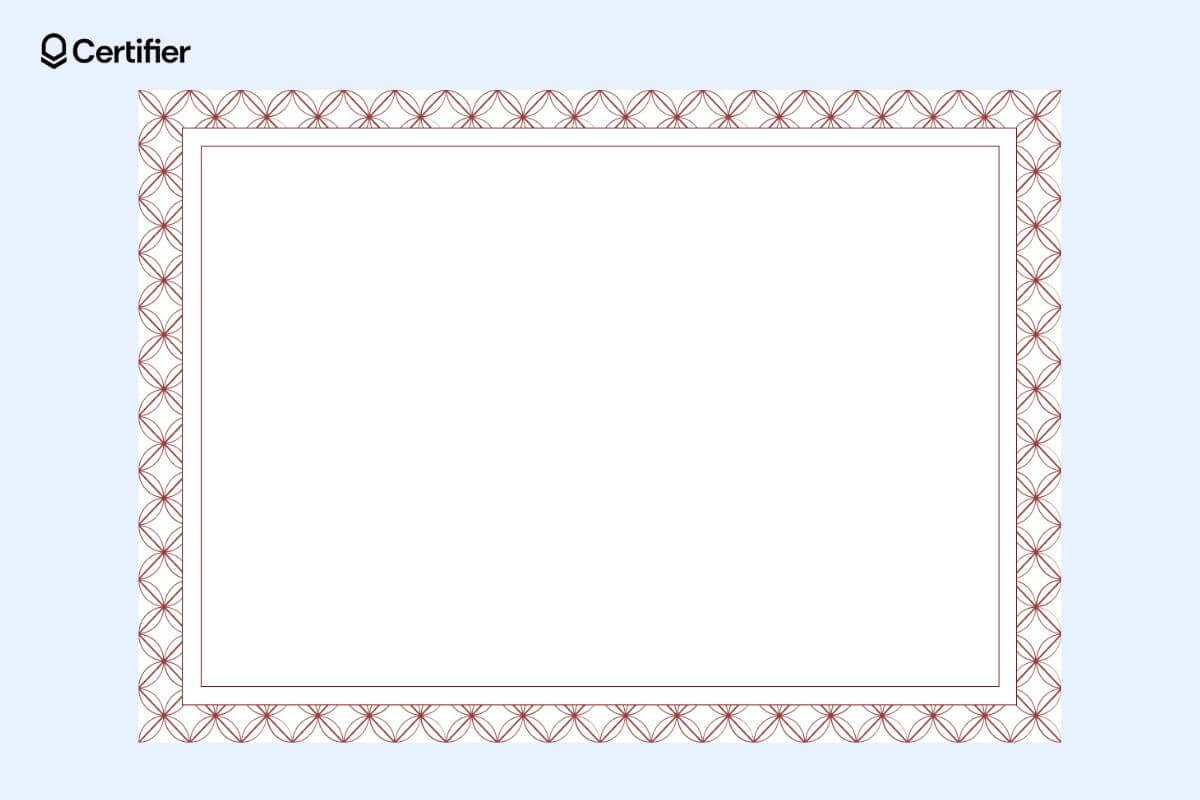 33+ Free Certificate Borders To Download pertaining to Free Printable Certificate Border Template