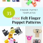 35 Free Felt Finger Puppet Patterns | Fun Cloth Crafts   Felt Throughout Free Printable Felt Finger Puppet Template