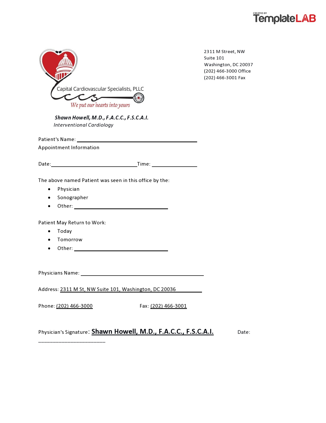 36 Free Doctor Note Templates [For Work Or School] throughout Free Printable Doctor Excuse Template