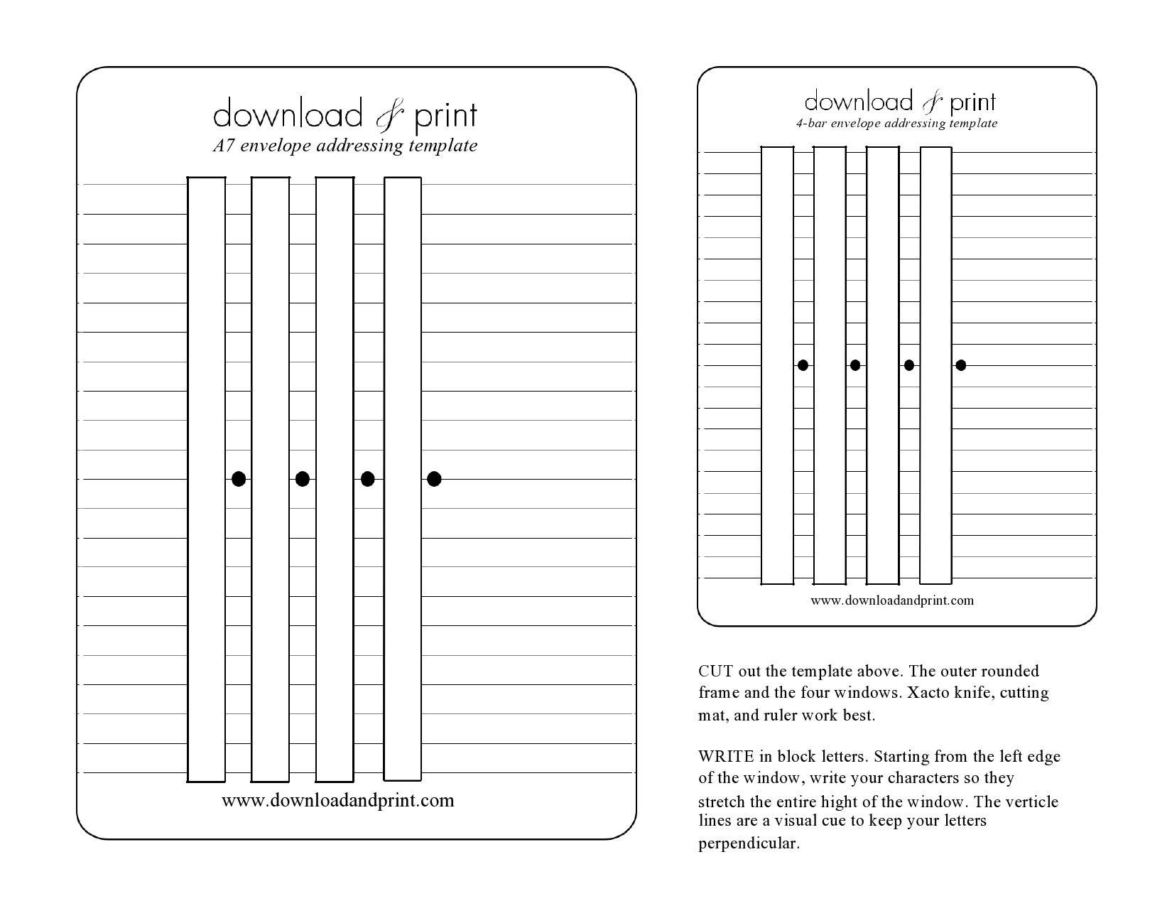 36 Printable Envelope Address Templates [Word] ᐅ Templatelab inside Free Printable Envelope Address Template
