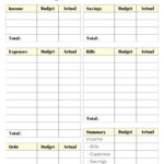 37 Budget Planners & Trackers   Cute & Free Printables For Free Printable Editable Budget Template