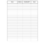 37 Free Email List Templates (Pdf, Ms Word & Excel) ᐅ Templatelab Within Free Printable Email List Template