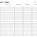 37 Perfect General Ledger Templates [Excel, Word] ᐅ Templatelab Inside Free Printable General Ledger Template