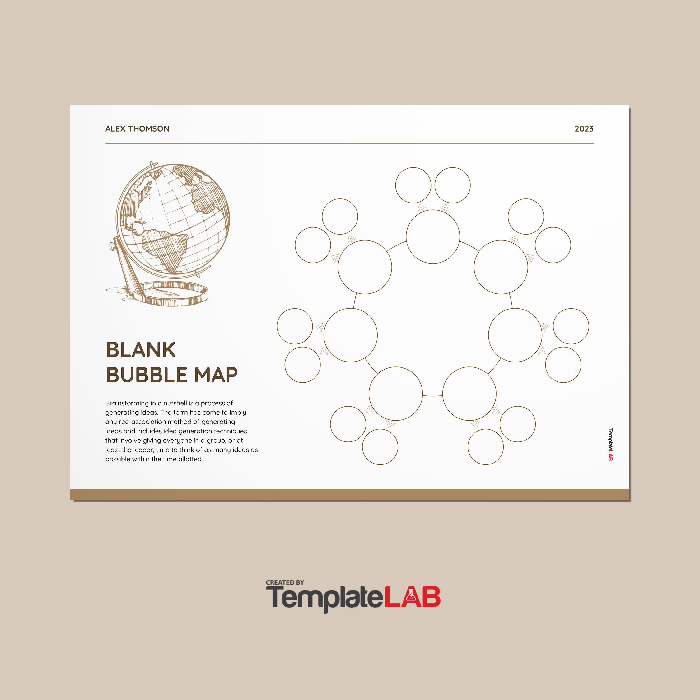 39 Printable Bubble Map Templates (Word, Pdf, Powerpoint) for Free Printable Bubble Map Template
