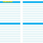 39 Simple Note Card Templates & Designs ᐅ Templatelab Regarding Free Printable Card Template Download