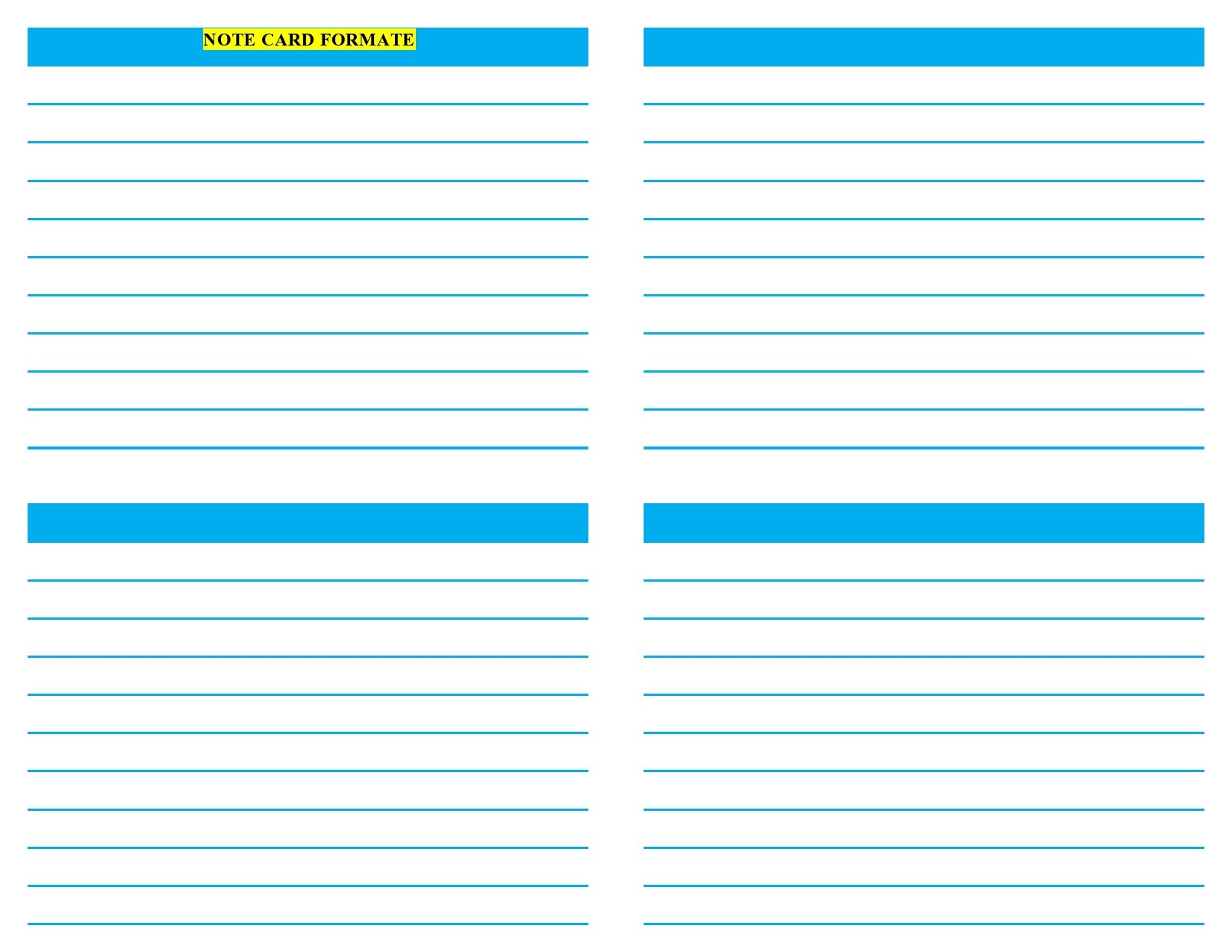 39 Simple Note Card Templates &amp;amp; Designs ᐅ Templatelab regarding Free Printable Card Template Download