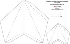 3D Paper Star Ornament Instructions And Template within Free Printable 3D Star Template Printable