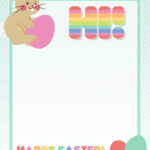 4 Free Printable Easter Bunny Letters Within Free Printable Easter Bunny Letter Template