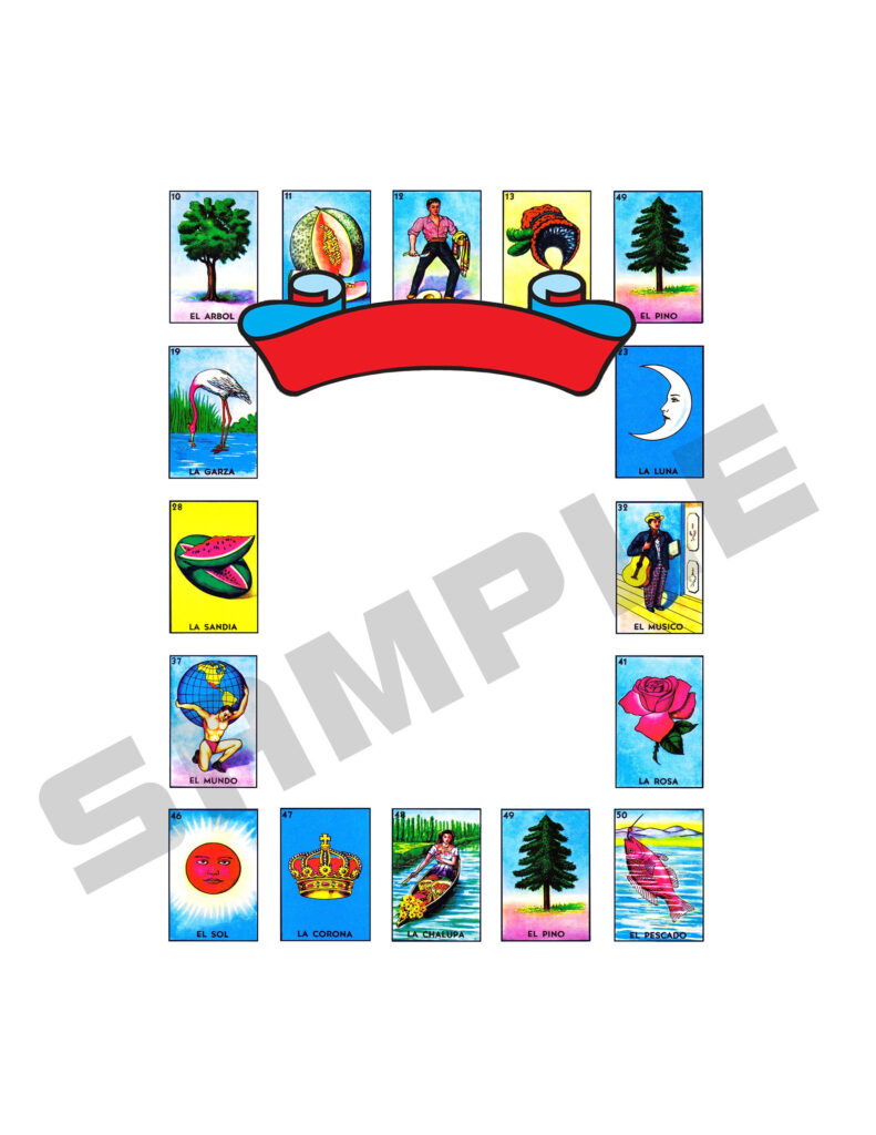 Free Printable Blank Loteria Template Template Samples