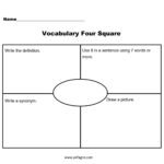 4 Square Vocabulary Graphic Organizer | Pdf Agile For Free Printable Four Square Writing Template