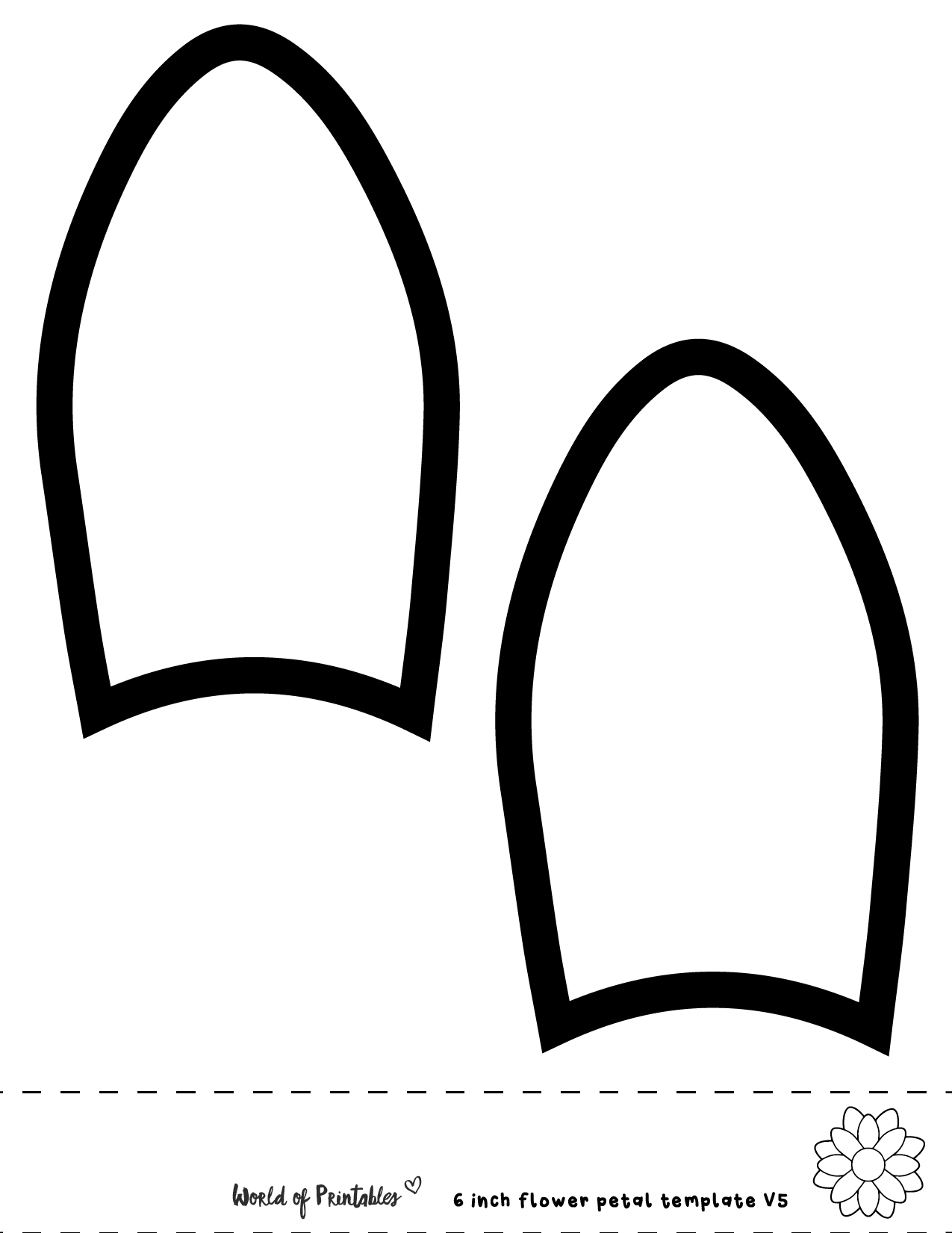 40+ Flower Petal Templates - World Of Printables regarding Free Printable Flower Petals Template