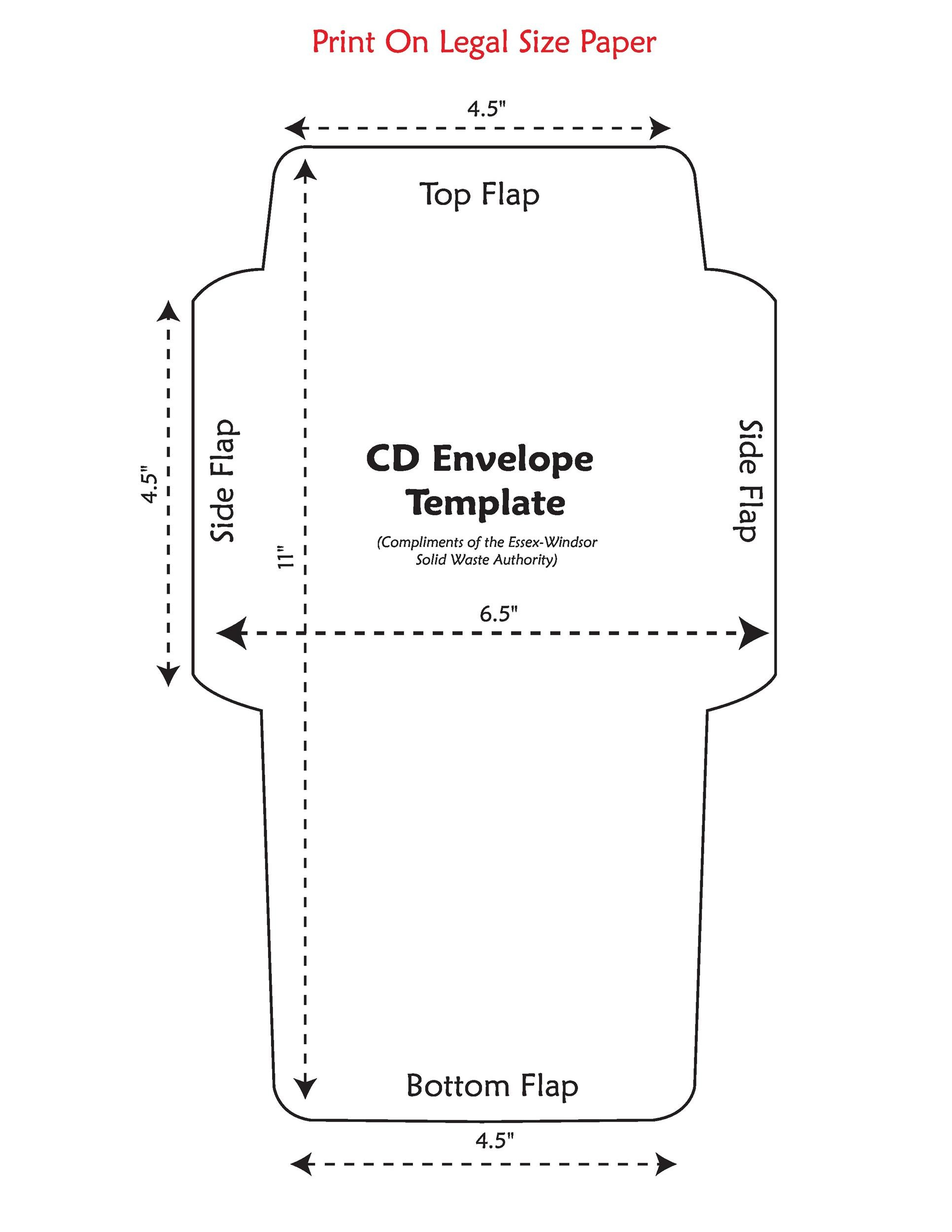 40+ Free Envelope Templates (Word + Pdf) ᐅ Templatelab for Free Printable Envelope Size 10 Template