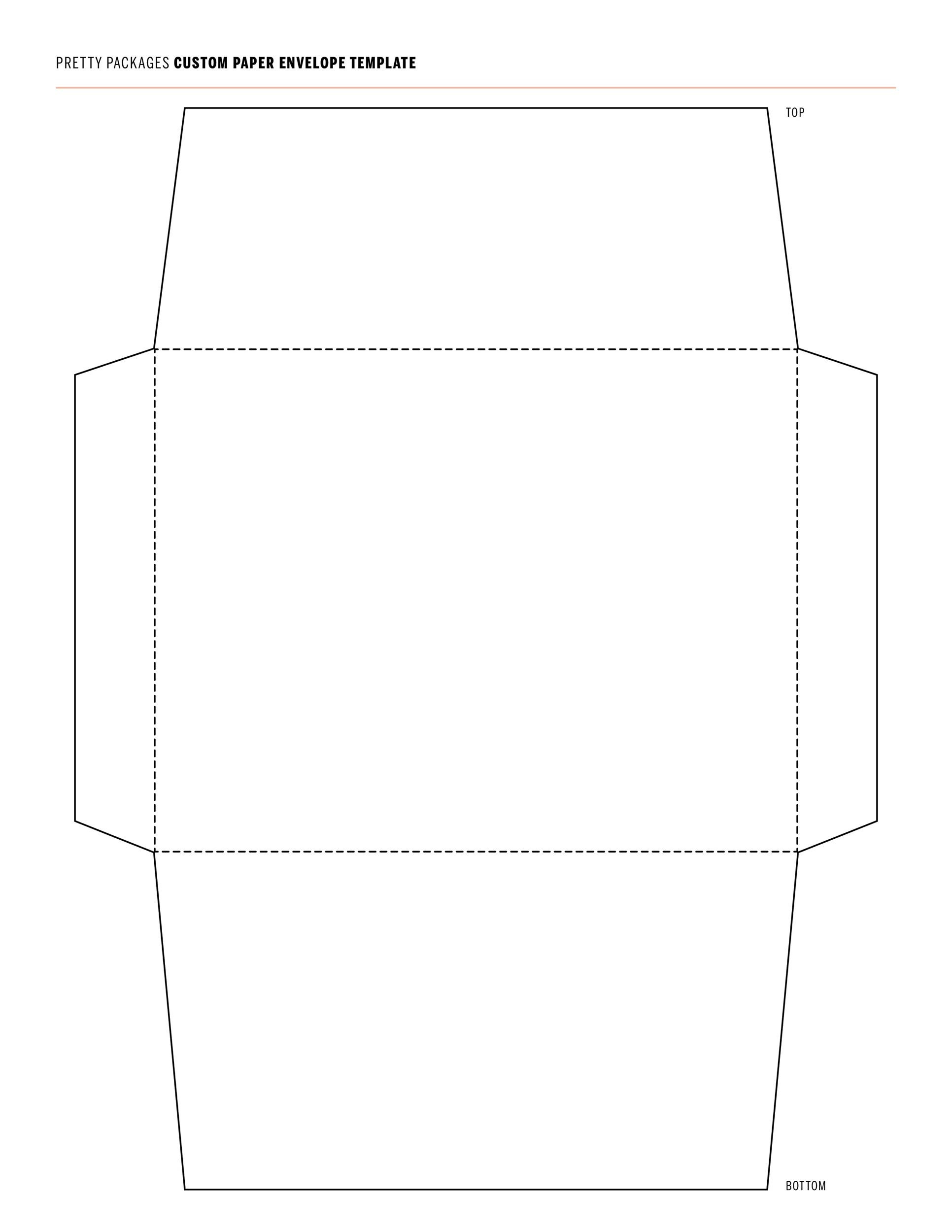 40+ Free Envelope Templates (Word + Pdf) ᐅ Templatelab intended for Free Printable A2 Envelope Template