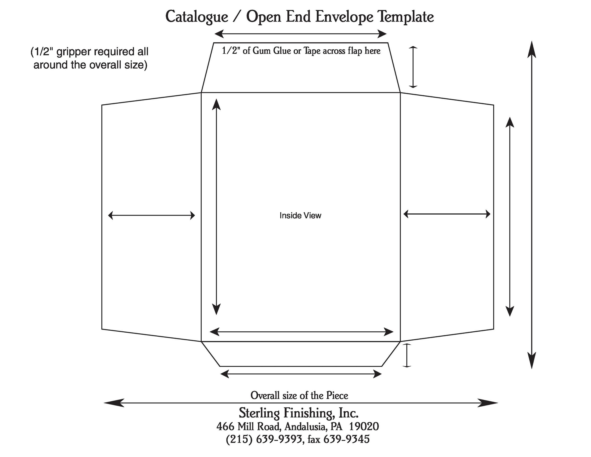 40+ Free Envelope Templates (Word + Pdf) ᐅ Templatelab pertaining to Free Printable 5X7 Envelope Template