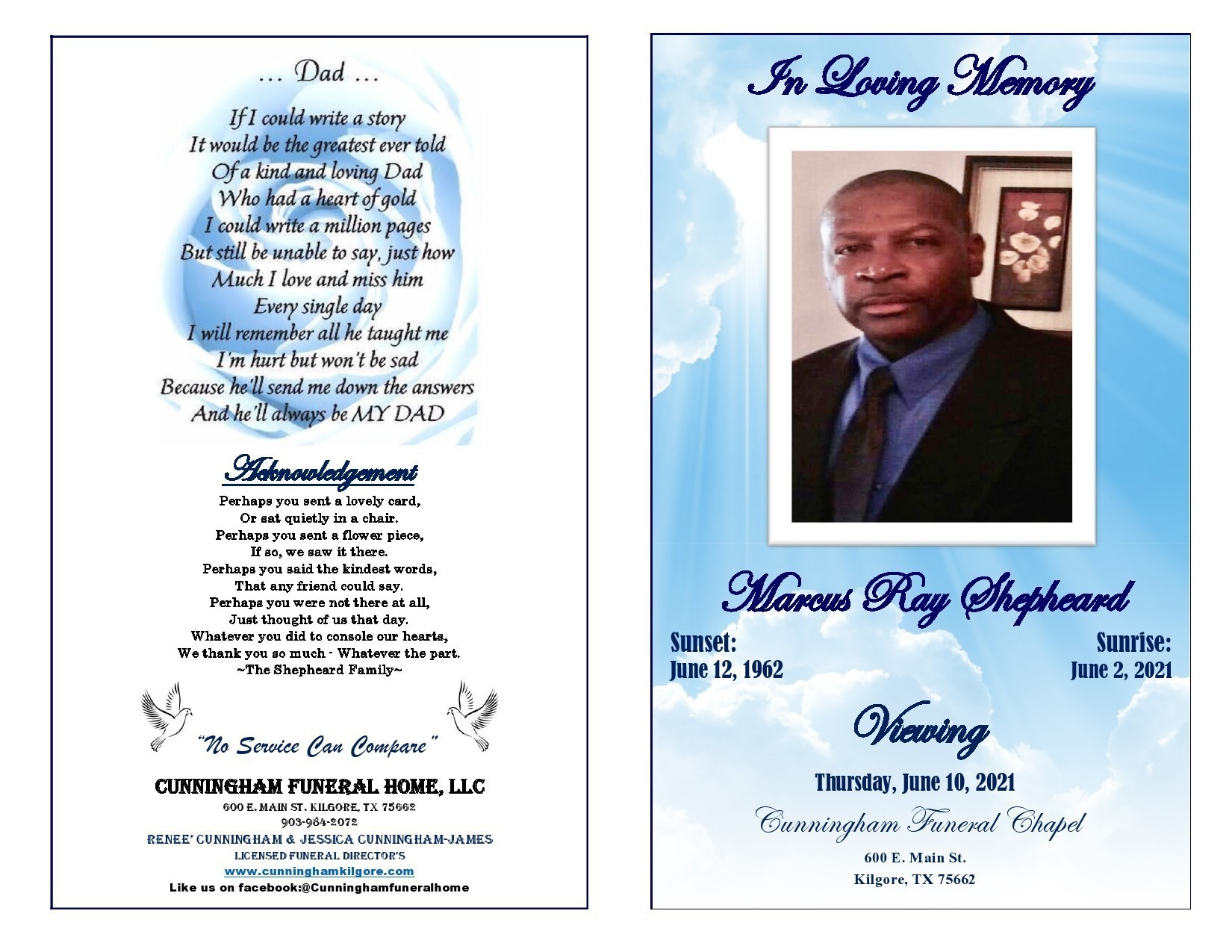 40 Printable Memorial Card Templates (In Loving Memory) with regard to Free Printable Funeral Card Template