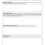44 Free Lesson Plan Templates [Common Core, Preschool, Weekly] Throughout Free Printable Common Core Lesson Plan Template