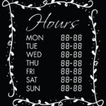 50 Free Business Hours Of Operation Sign Templates | Customize & Print Regarding Free Printable Business Hours Template