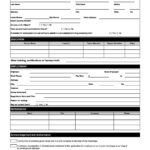 50 Free Employment / Job Application Form Templates [Printable] ᐅ With Free Printable Application For Employment Template