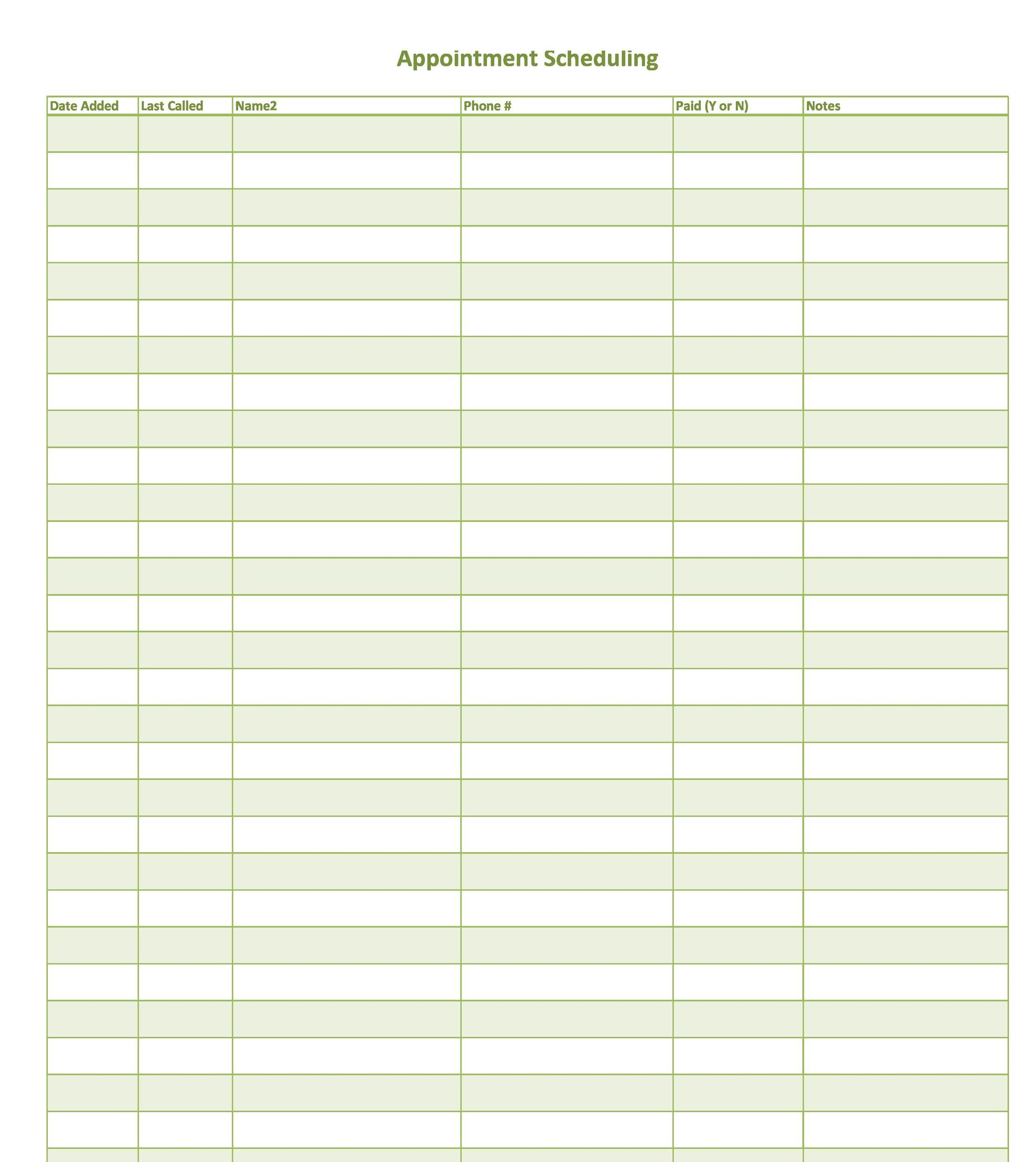 50+ Printable Appointment Schedule Templates [&amp;amp; Appointment Calendars] within Free Printable Appointment Schedule Template