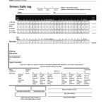 50 Printable Driver'S Daily Log Books [Templates & Examples] In Free Printable Driver Daily Log Sheet Template