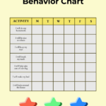 6+ Behavior Chart Templates   Pdf, Doc Pertaining To Free Printable Daily Behavior Chart Template