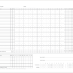 6 Free Printable Baseball Scorecards/Scorebook Pages Regarding Free Printable Baseball Score Sheet Template