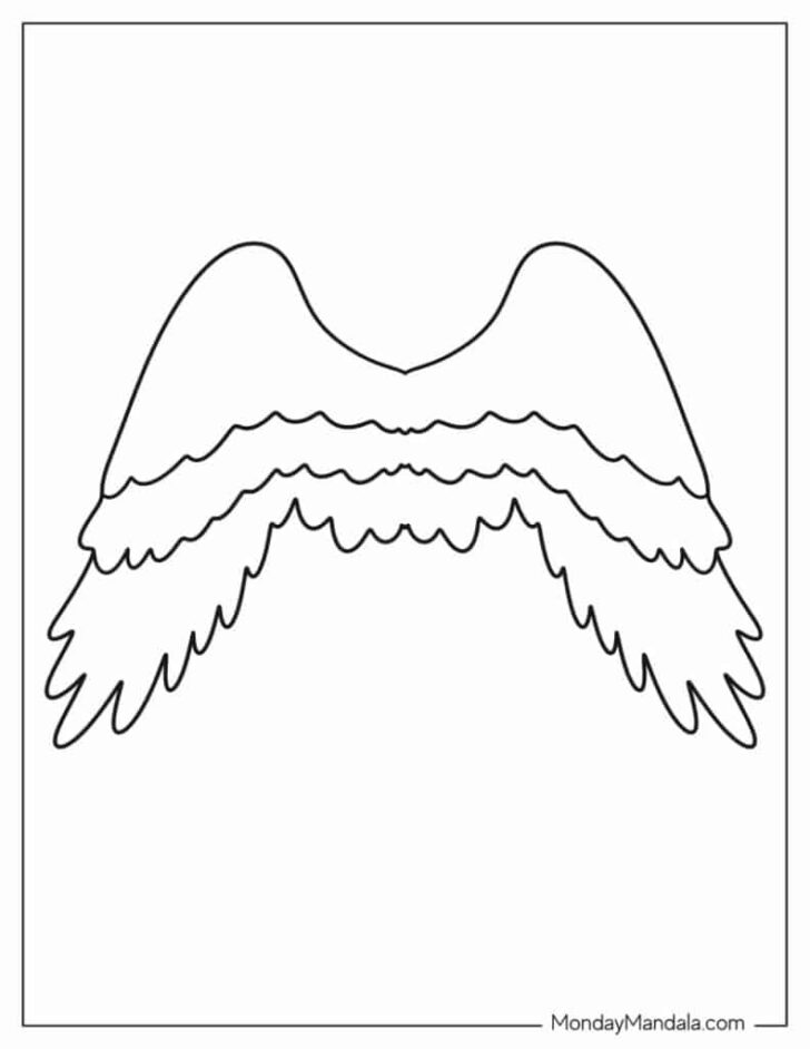 Free Printable Angel Wings Template