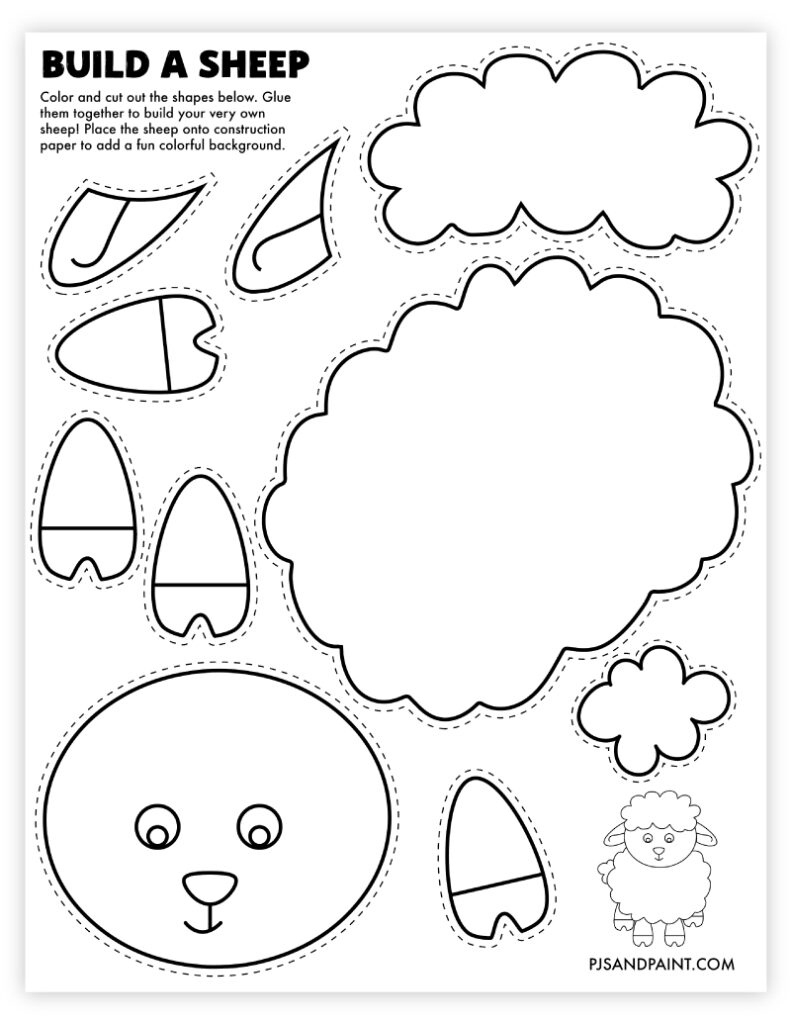 93 Free Printable &amp;quot;Build Your Own&amp;quot; Crafts - Pjs And Paint with regard to Free Printable Arts And Crafts Template