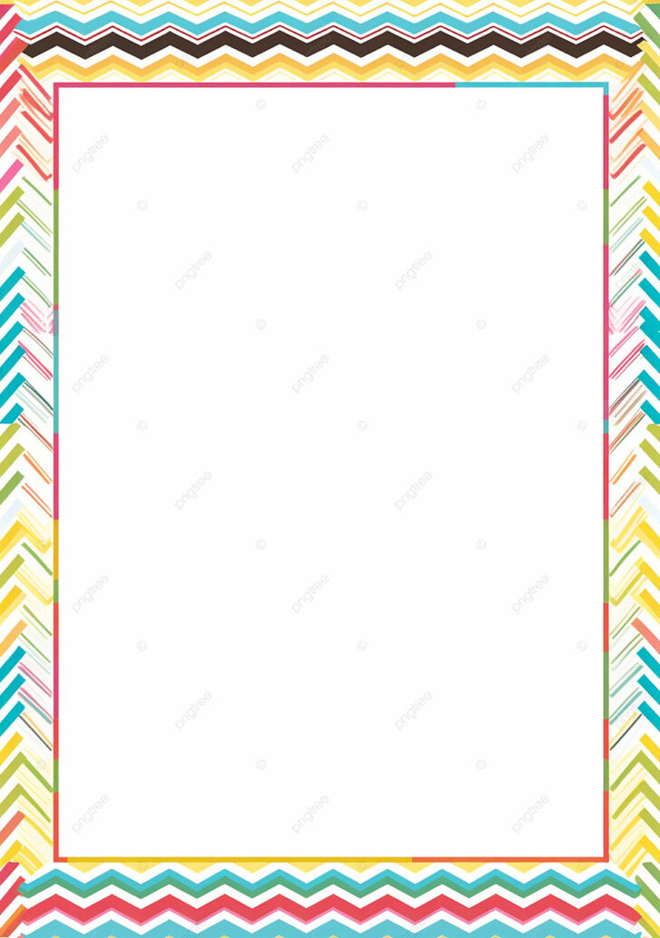 Free Printable Chevron Border Template