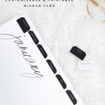 A Customizable And Free Printable Binder Tabs Tutorial With Free Printable Divider Tabs Template