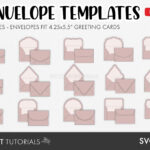 A2 Envelope Templates For Greeting Cards Regarding Free Printable A2 Envelope Template