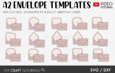 A2 Envelope Templates For Greeting Cards regarding Free Printable A2 Envelope Template