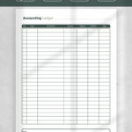 Accounting Ledger Printable Template (2820309) Inside Free Printable Accounting Ledger Template