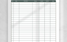 Accounting Ledger Printable Template (2820309) inside Free Printable Accounting Ledger Template