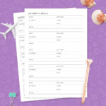 Address Book Template Template   Printable Pdf Inside Free Printable Address Book Template